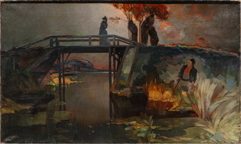 View full screen - View 1 of Lot 102. The Fisherman | Le pêcheur.