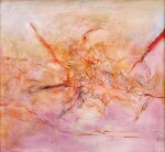 Zao Wou-Ki 趙無極 | 12.02.2004 - Vague rouge blanc bleu 12.02.2004 - 朦朧的紅白藍