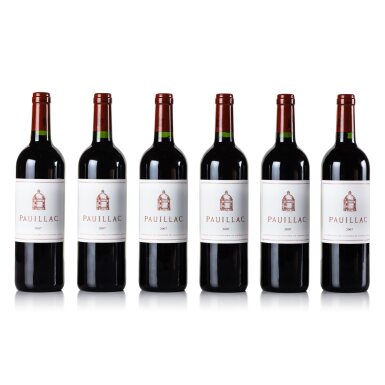 View full screen - View 1 of Lot 42. Pauillac de Latour 2007 (12 BT).