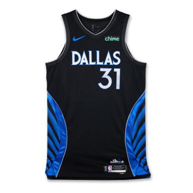 View full screen - View 1 of Lot 7. Klay Thompson Dallas Mavericks 2025-2026 Game Worn City Edition Jersey.