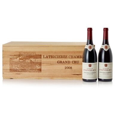 View full screen - View 1 of Lot 9529. Latricières Chambertin 2008 Faiveley (12 BT).