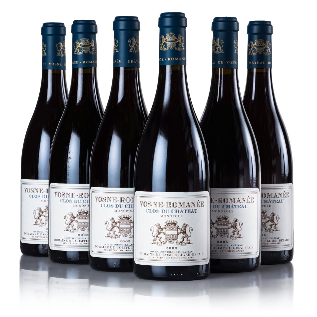 View full screen - View 1 of Lot 74. Vosne Romanée, Clos du Château 2005 Domaine du Comte Liger-Belair (6 BT).