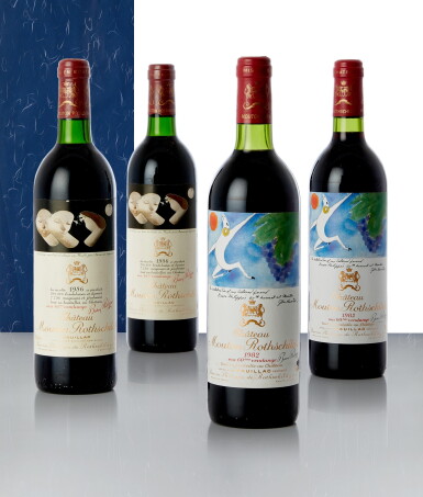View full screen - View 1 of Lot 6556. Château Mouton Rothschild 1986 (12 BT).