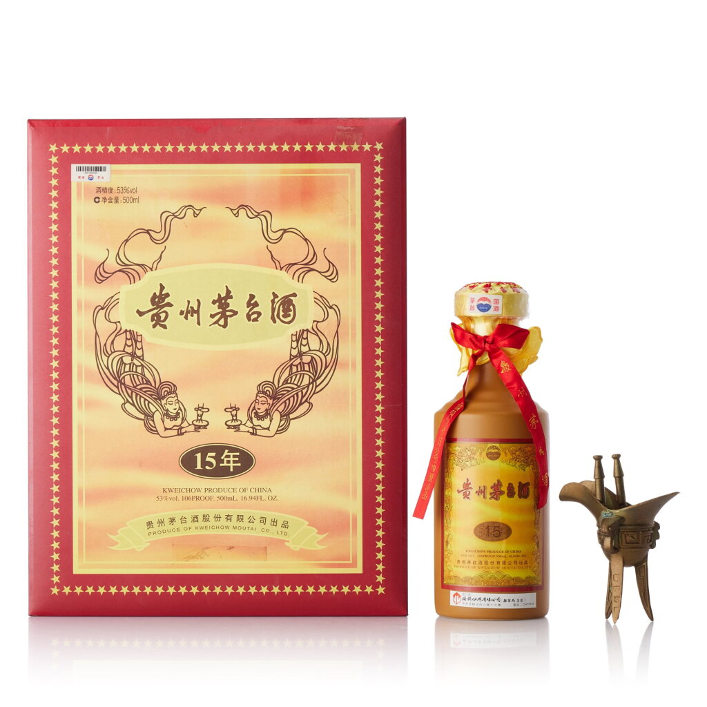 View full screen - View 1 of Lot 2430. 2012年產 15年貴州茅台酒 Kweichow Moutai Aged 15 Years 2012 (1 BT50).