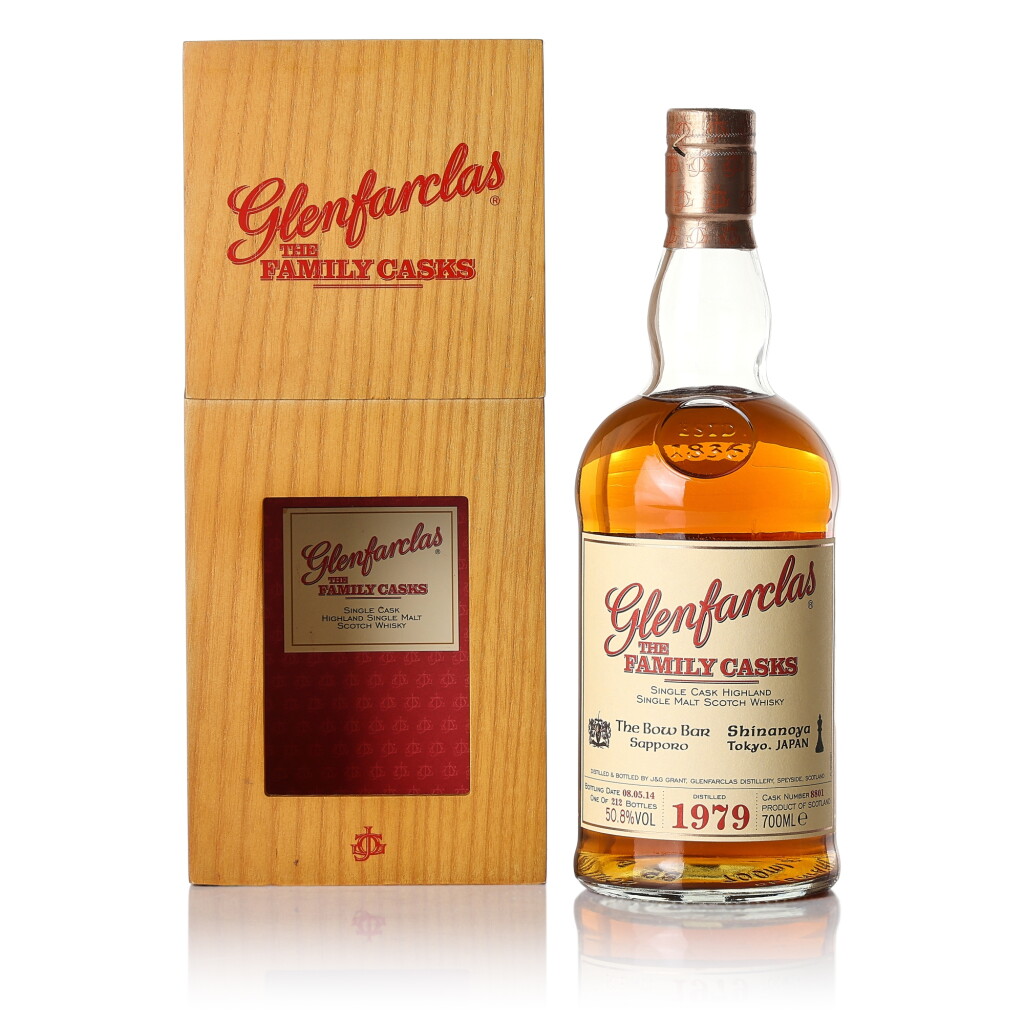 View full screen - View 1 of Lot 3335. Glenfarclas Family Casks #8801 50.8 abv 1979 (1 BT70).