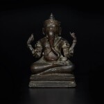 A bronze figure of Ganesha, Thailand, Sukhothai Kingdom, 14th / 15th century