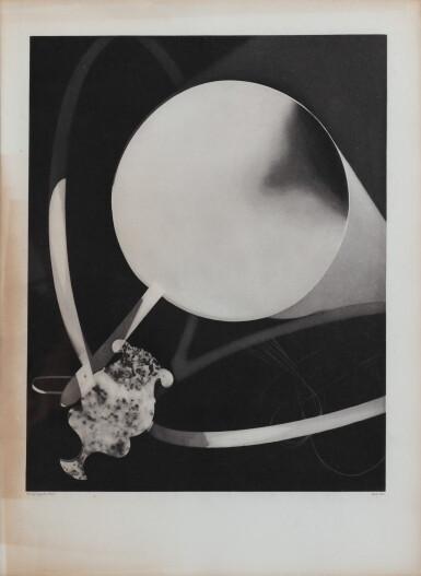 View full screen - View 1 of Lot 130. 2 ouvrages : L'Ange heurtebise, 1925 avec une photographie par Man Ray -- 25 dessins d'un dormeur.