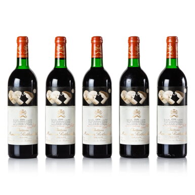 View full screen - View 1 of Lot 400. Château Mouton Rothschild 1986 (10 BT).