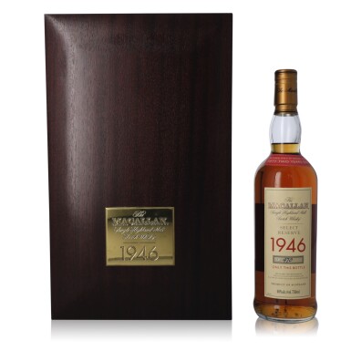 View full screen - View 1 of Lot 9. The Macallan 52 Year Old Select Reserve 40.0 abv 1946 (1 BT75).