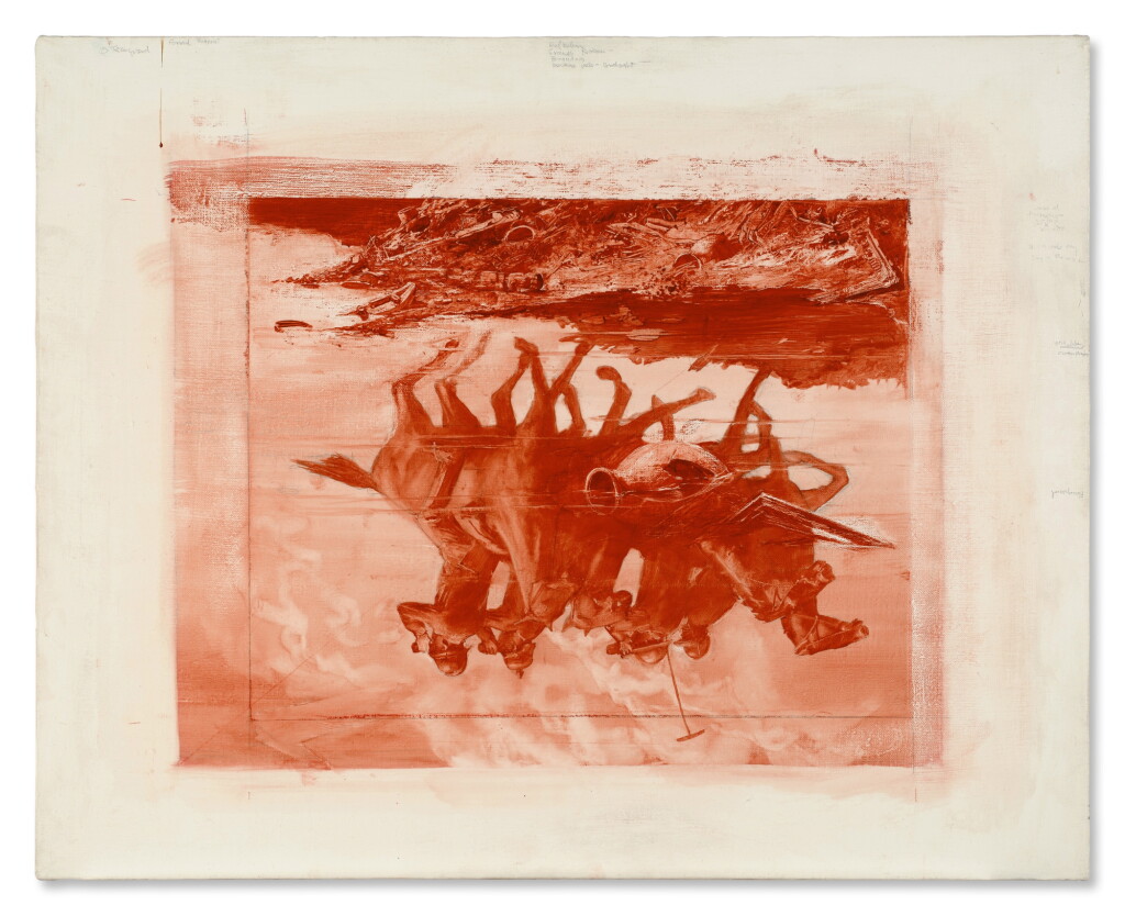 View full screen - View 1 of Lot 634. Study for Forward Retreat.