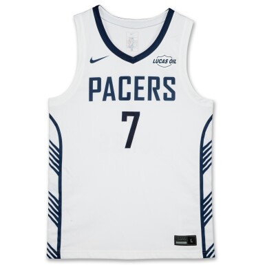 View full screen - View 1 of Lot 27. Kam Jones Indiana Pacers 2025 NBA Summer League Game Issued Jersey | Probable Wear.
