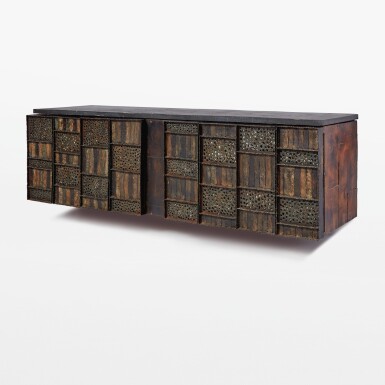 View full screen - View 1 of Lot 111. Hanging Wall Cabinet.