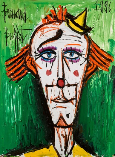 View full screen - View 1 of Lot 278. Clown au petit chapeau jaune.