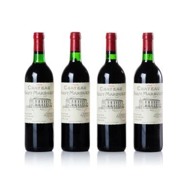 View full screen - View 1 of Lot 1163. Château Haut Marbuzet 1996 (4 BT, 1 MAG).