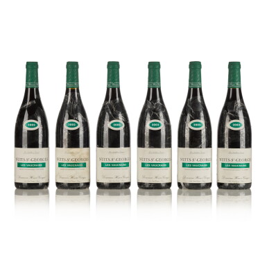 View full screen - View 1 of Lot 336. Nuits St. Georges, Les Vaucrains 2002 Henri Gouges (12 BT).