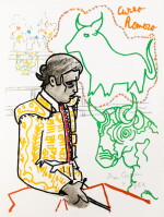 Taureaux. 1965. Dernier ouvrage de Cocteau, illustré de 32 lithographies.