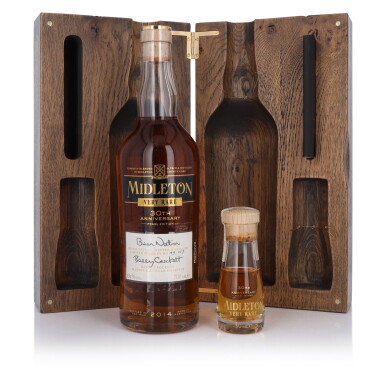 View full screen - View 1 of Lot 118. Midleton Very Rare 30th Anniversary Pearl Edition 53.1 abv NV (1 BT 70cl & 1 BT 5cl).