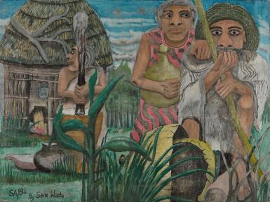 View full screen - View 1 of Lot 48. Broken Calabash.