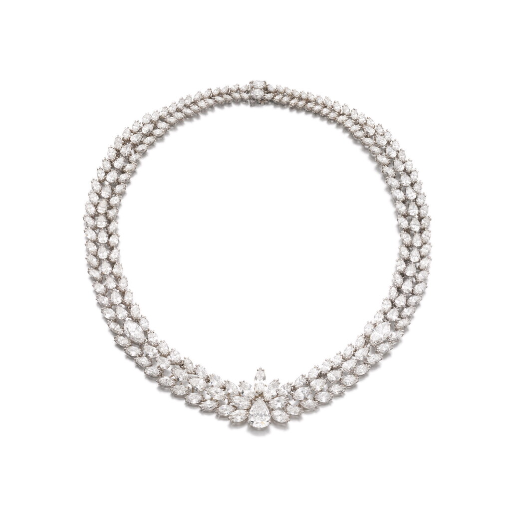 View full screen - View 1 of Lot 249. Diamond necklace | 鑽石項鏈.