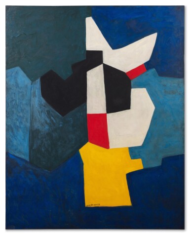 View full screen - View 1 of Lot 30. Composition abstraite.