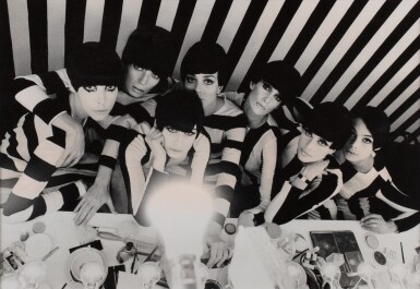 View full screen - View 1 of Lot 126. WILLIAM KLEIN | MODELS BACKSTAGE, FILM QUI ÊTES-VOUS POLLY MAGGOO, 1965.