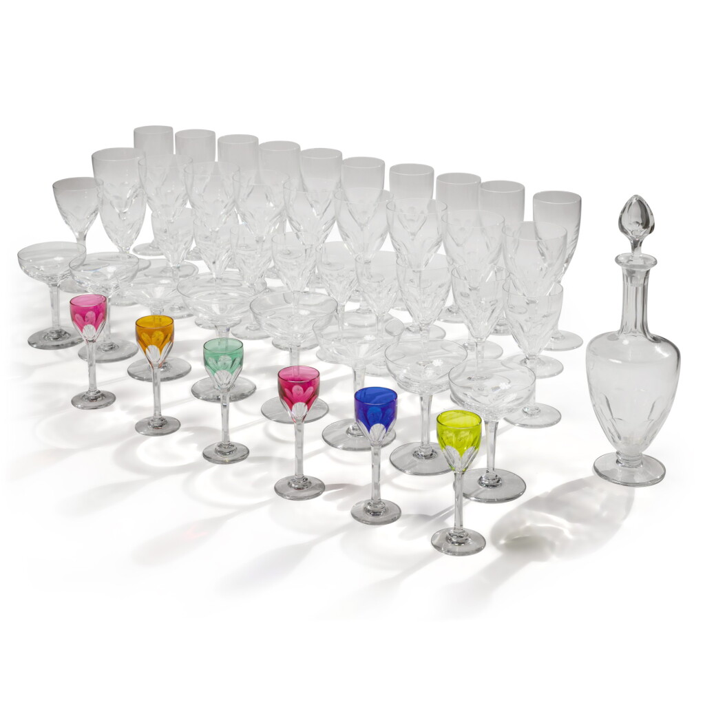 View full screen - View 1 of Lot 342. A Baccarat 'Genova' Pattern Stemware Service, Modern.