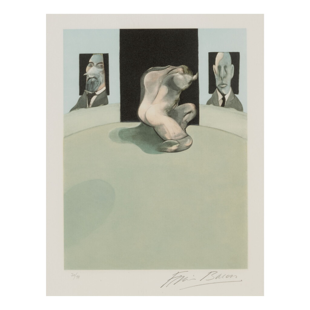 View full screen - View 1 of Lot 22. FRANCIS BACON | TRIPTYCH: CENTER PANEL (SEE SABATIER 4).