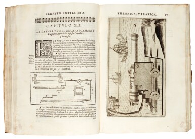 View full screen - View 1 of Lot 192. Firrufino, El perfeto artillero, Madrid, 1648, contemporary limp vellum.