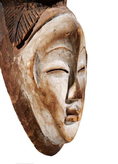 View full screen - View 1 of Lot 40. Masque, Punu, Gabon | Punu mask, Gabon.