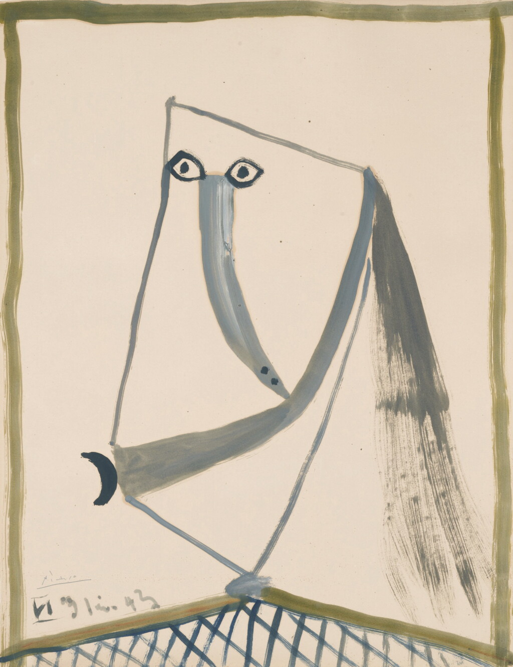 View full screen - View 1 of Lot 399. Tête de femme .