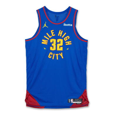 View full screen - View 1 of Lot 83. Aaron Gordon Denver Nuggets 2024-2025 Emirates NBA Cup Game Worn Statement Edition Jersey .