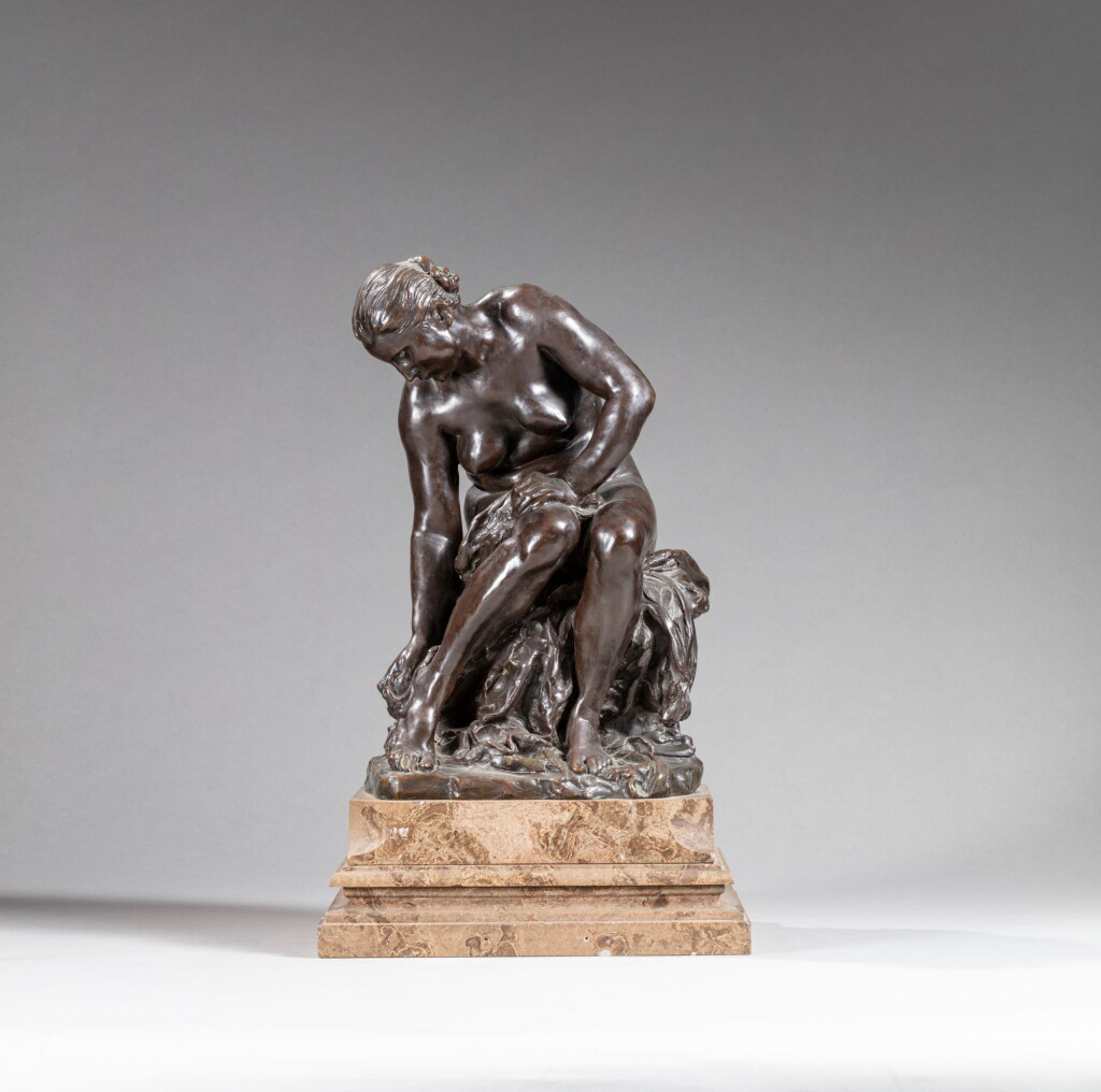 View full screen - View 1 of Lot 61. Baigneuse s'essuyant le pied droit ou Suzanne (Bathing Woman drying her right foot or Suzanne).