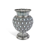 An Italian Silver and Mabe Pearl Vase, Gianmaria Buccellati, Milan, 20th Century