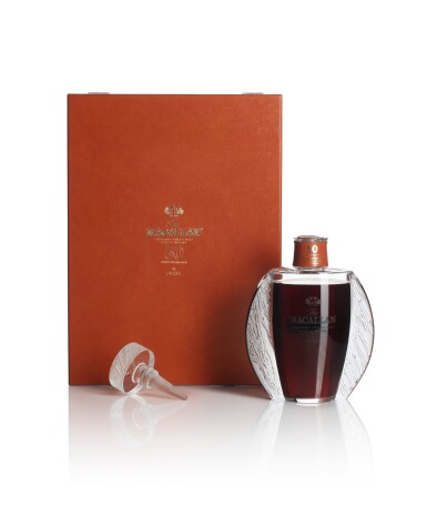 View full screen - View 1 of Lot 61. The Macallan 50 Year Old in Lalique, Six Pillars, First Edition, 46.0 abv NV .