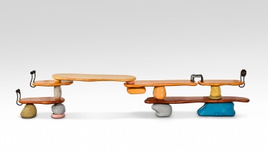 View full screen - View 1 of Lot 215. Unique Desk with Bookcase.