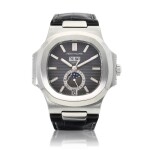 Patek Philippe | Nautilus, Reference 5726, A stainless steel annual calendar wristwatch with moon phases and 24 hours indication, Circa 2011 | 百達翡麗 | Nautilus 型號5726 精鋼年曆腕錶,備月相及24小時顯示,約2011年製