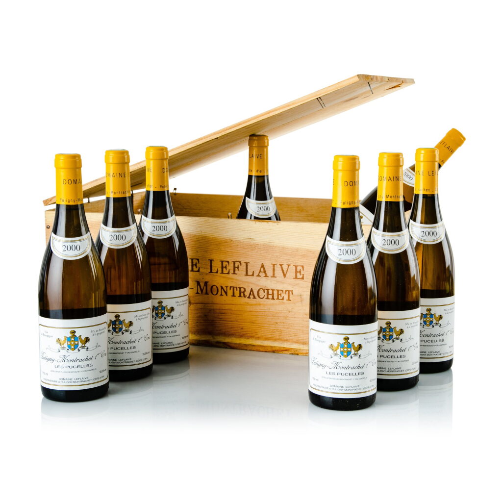 View full screen - View 1 of Lot 140. Puligny Montrachet, Les Pucelles 2000 Domaine Leflaive (12 BT).
