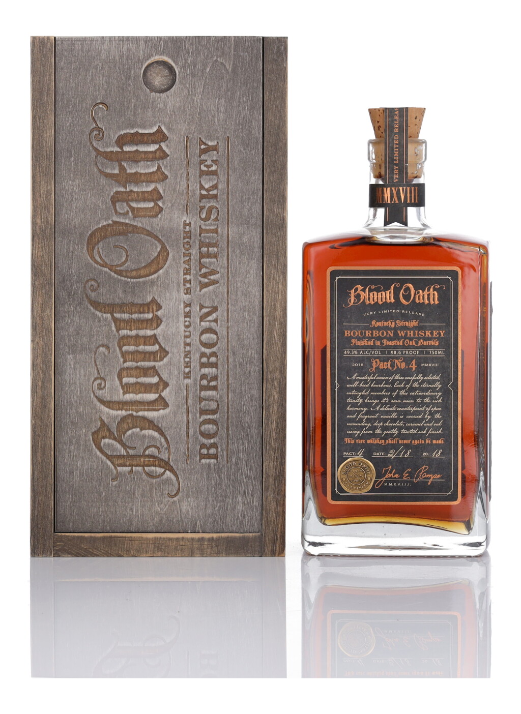 View full screen - View 1 of Lot 147. Blood Oath Pact No.4 49.3 abv NV (1 BT 75cl).
