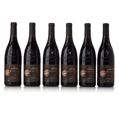 View full screen - View 1 of Lot 1600. Châteauneuf du Pape Adrastée, Halos de Jupiter 2016 (6 BT).