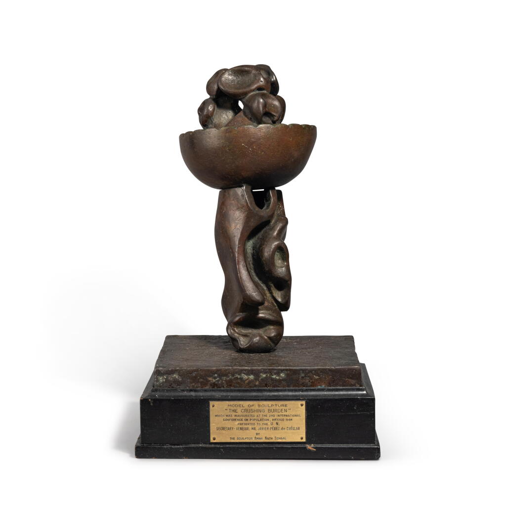 View full screen - View 1 of Lot 56. Maquette for The Crushing Burden.
