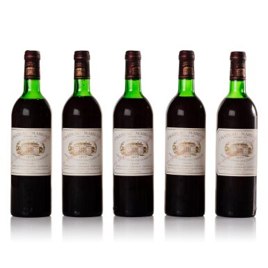 View full screen - View 1 of Lot 262. Château Margaux 1977 (5 BT).