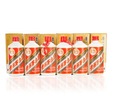 View full screen - View 1 of Lot 38. 1992年产 “飞天牌”贵州茅台酒 (铁盖) Kweichow Flying Fairy Moutai 1992 (Iron Capsule) (6 x 375ml).