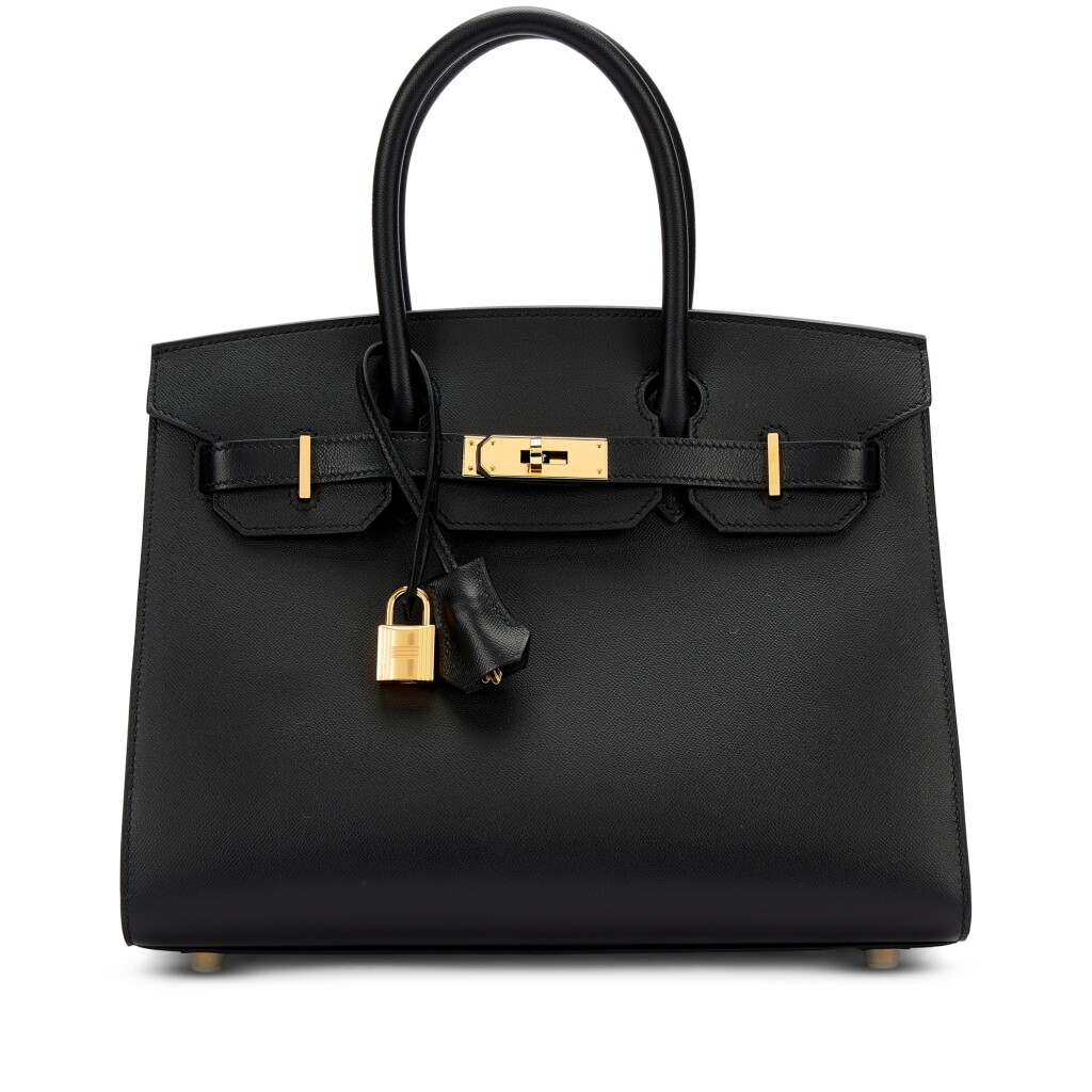 View full screen - View 1 of Lot 947. Black Madame Birkin 30 Sellier Gold Hardware, 2020.