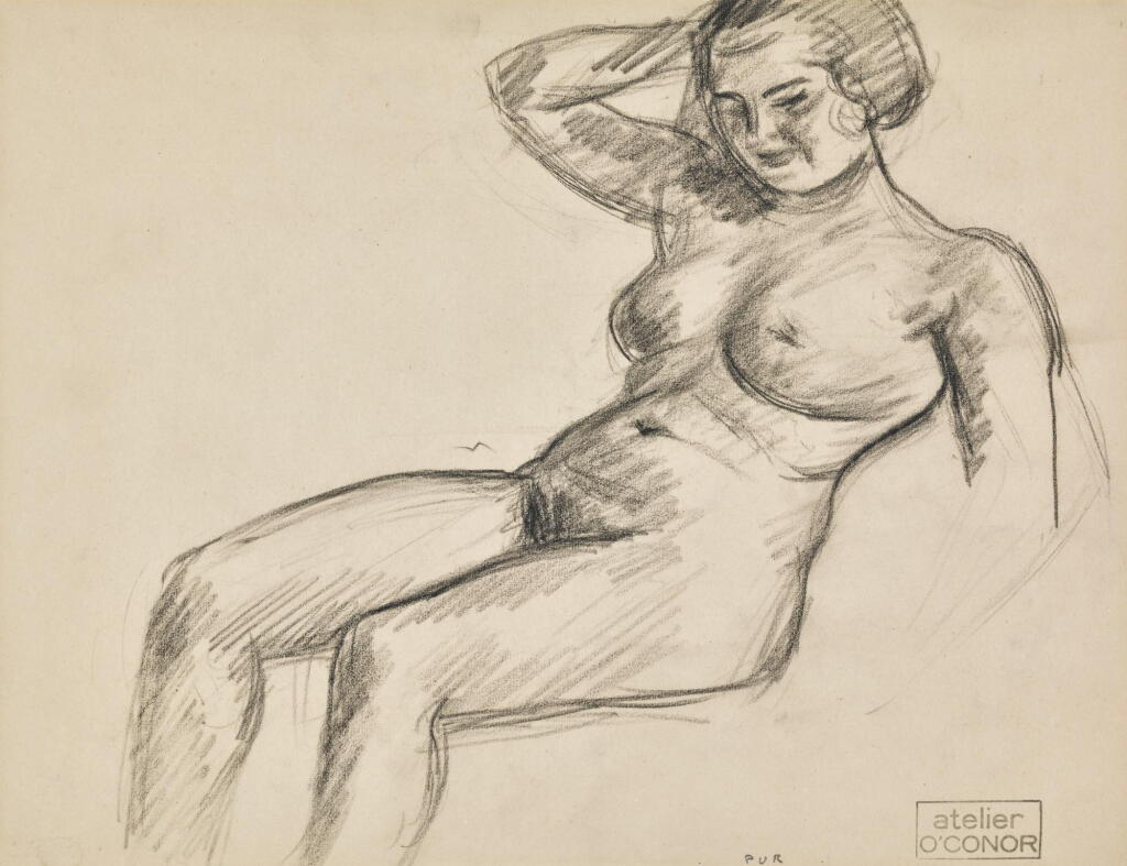View full screen - View 1 of Lot 66. RODERIC O'CONOR | RECLINING NUDE.