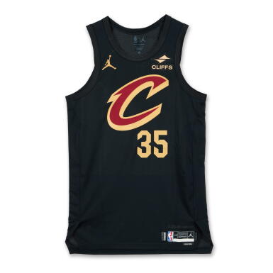 View full screen - View 1 of Lot 73. Isaac Okoro Cleveland Cavaliers 2024-2025 Emirates NBA Cup Game Worn Statement Edition Jersey .