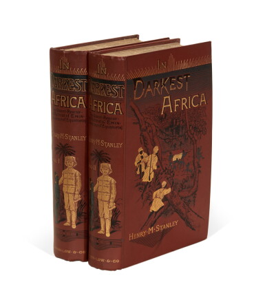 View full screen - View 1 of Lot 158. Henry Morton Stanley | In Darkest Africa, 1890, 2 volumes, a fine copy.