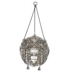 A French Silver Torah Shield, Maker’s Mark R over an Arrow, Retailed by Schwartz, Probably Strasbourg, Circa 1840-50