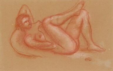 View full screen - View 1 of Lot 359. Dina couchée de face.