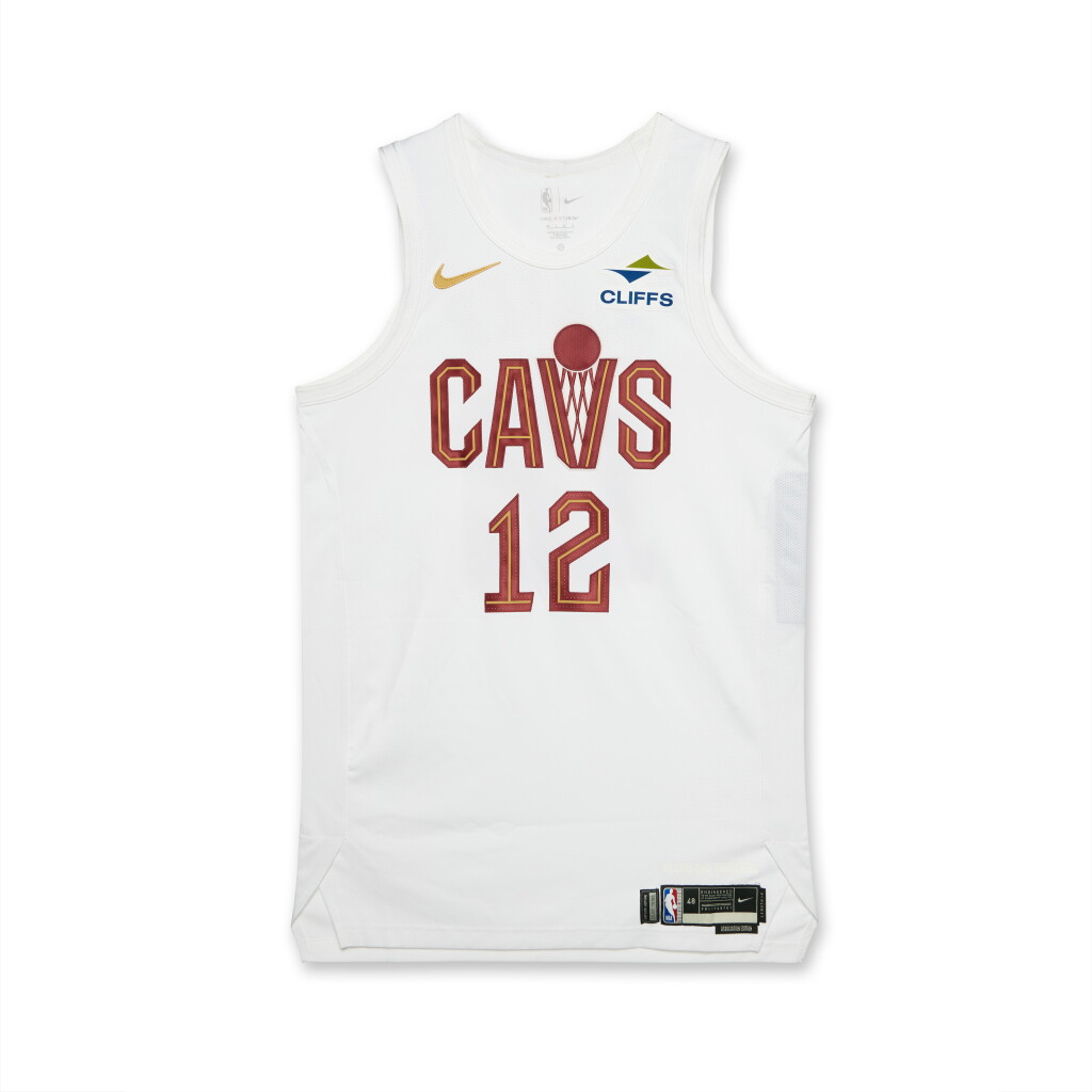 View full screen - View 1 of Lot 67. De'Andre Hunter Cleveland Cavaliers 2025 NBA Playoffs Eastern Conference Round 1 Game Worn Association Edition Jersey | Game 1 .
