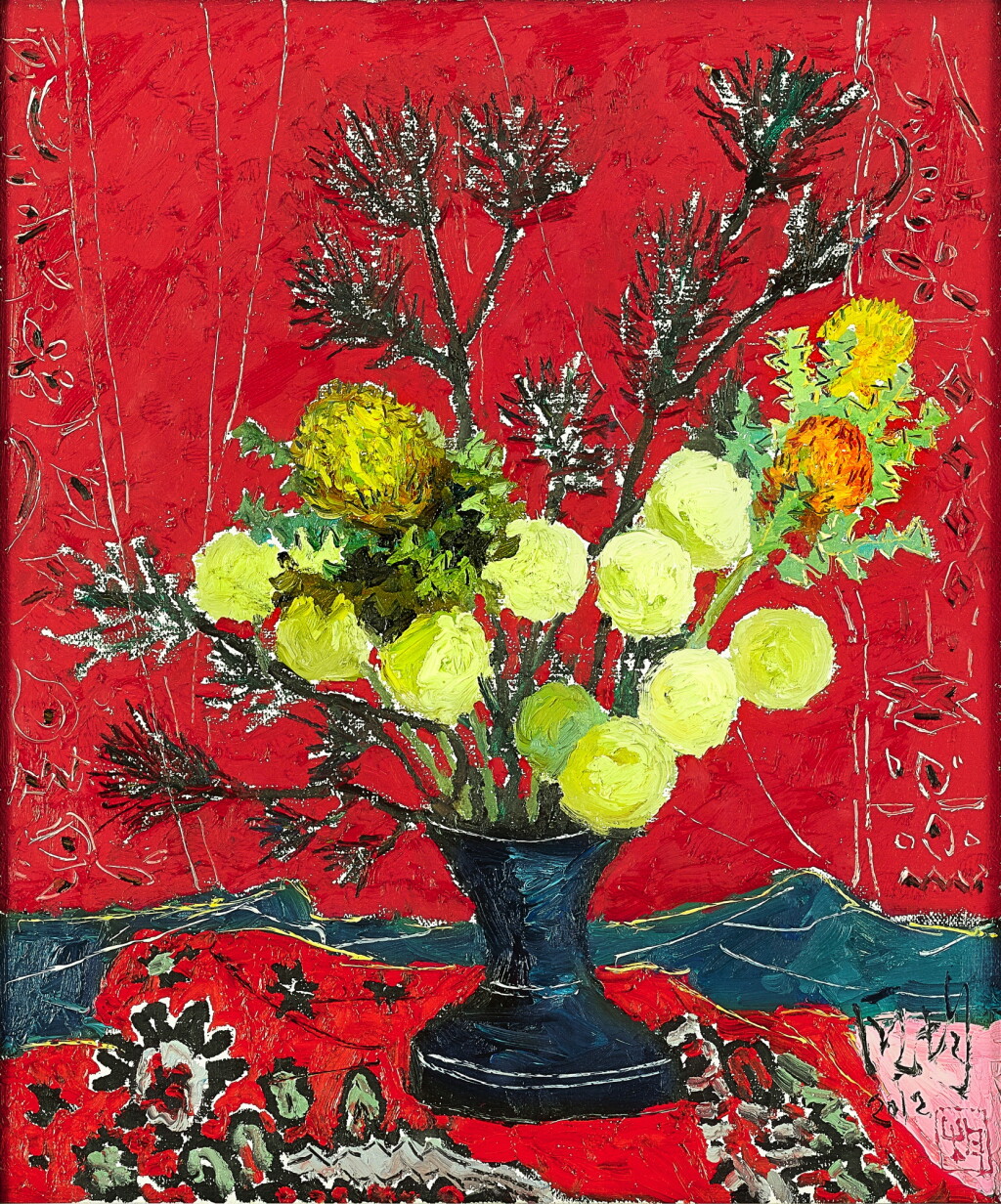 View full screen - View 1 of Lot 203. Pang Jiun 龎均 | Red and red 紅與紅.